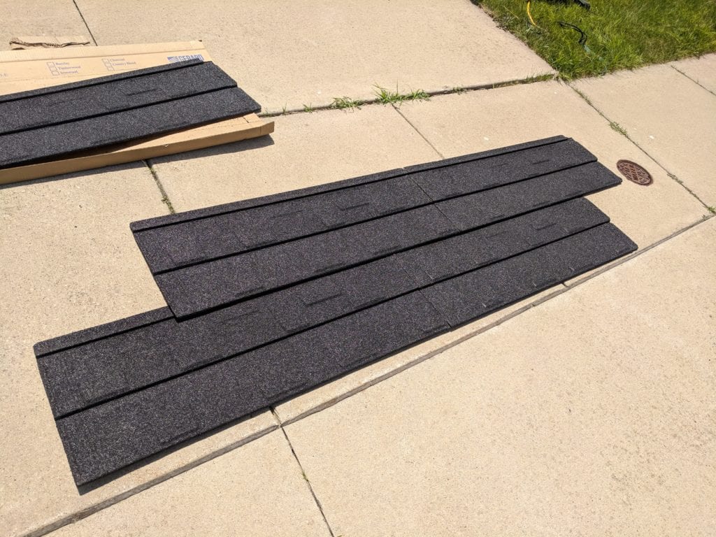 Steel Shingles Before Install