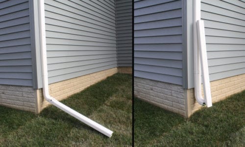 Hinged Downspout