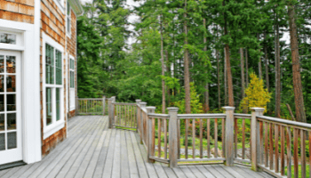 Wood railings