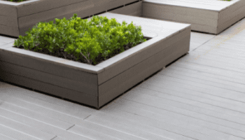 built in deck planters