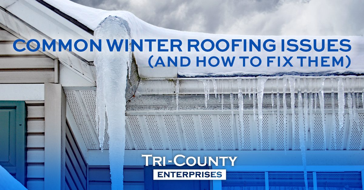 Winter Roofing Woes — And the Short & Long Term Solutions